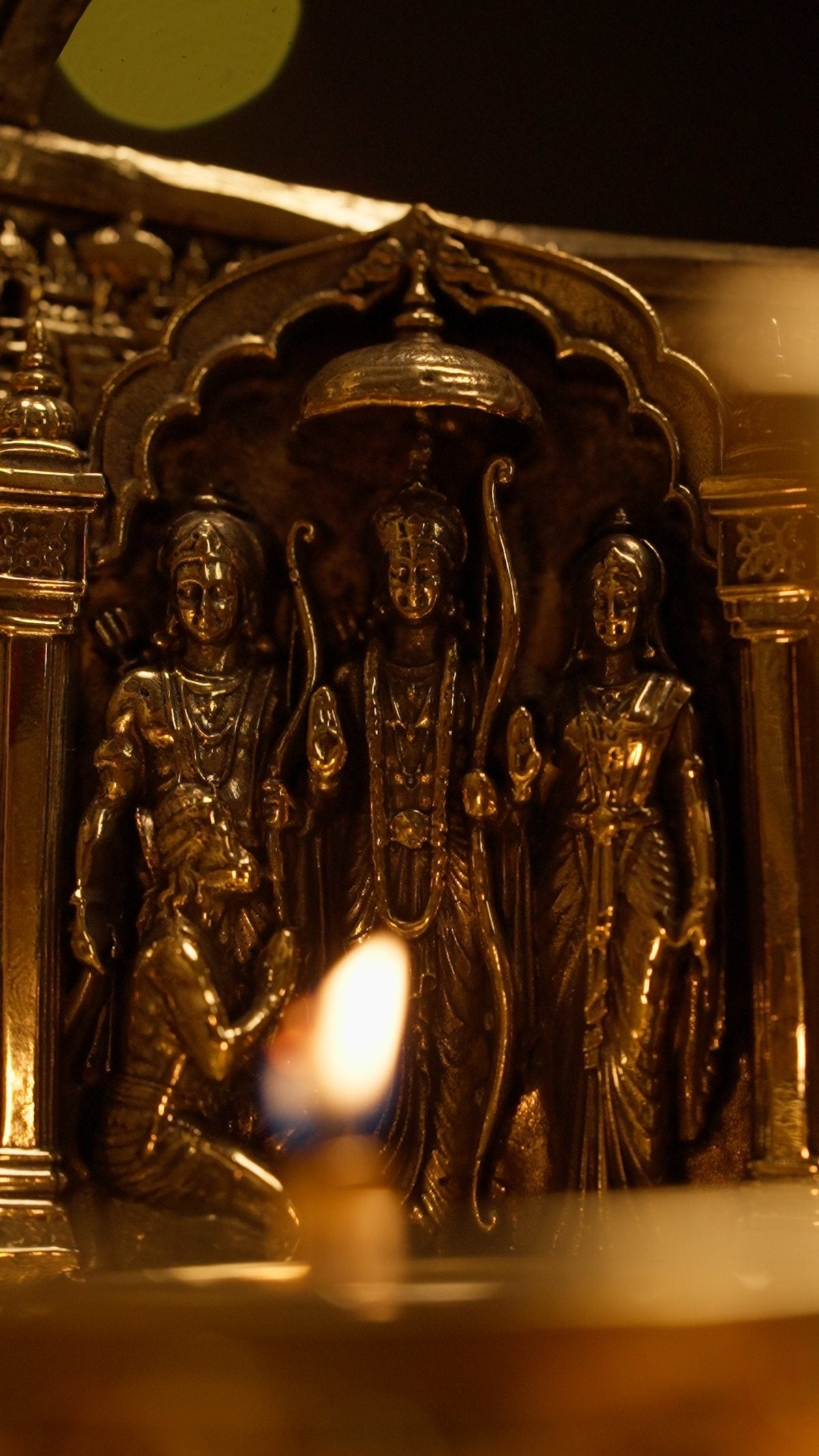 Ram, Sita and Lakshman return to Ayodhya